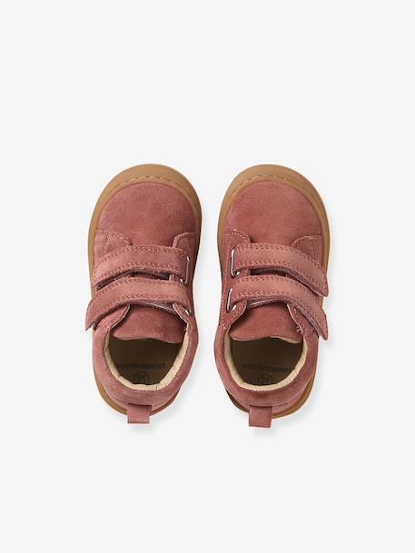 Soft Leather Ankle Boots for Babies, Designed for First Steps bronze+gold+mauve+old rose+printed beige+printed blue+printed green+printed pink+rose+rosy+set pink+turquoise 