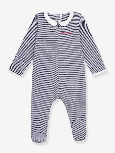 Firefighter sleepsuit for kids PETIT BATEAU navy blue 