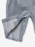Dungarees and sherpa sweatshirt set for baby boys grey blue 