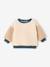Dungarees and sherpa sweatshirt set for baby boys grey blue 
