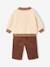 Sweatshirt and trousers set for baby boys cocoa 