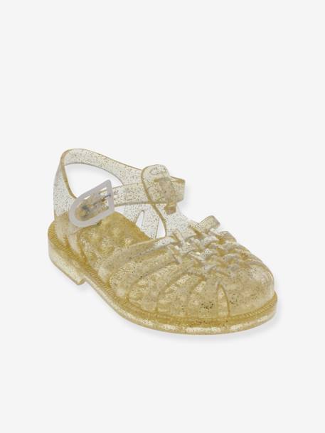 Sun Méduse® Sandals for Girls Gold+Shimmery Pink+Silver+sweet pink 