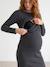 Maternity and nursing dress anthracite 