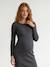 Maternity and nursing dress anthracite 