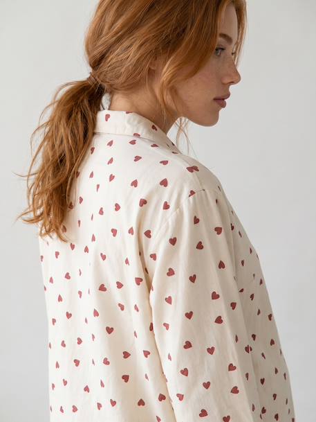 Maternity and nursing pyjamas ecru 