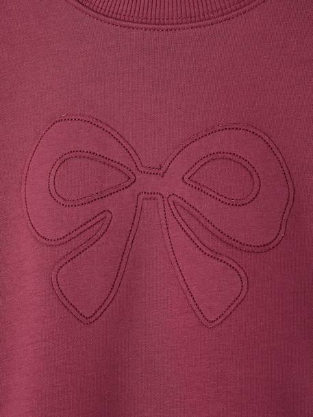 Sweatshirt and joggers set for girls plum 