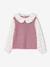 2-in-1 jumper for girls lilac+navy blue+tomato red 