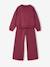 Sweatshirt and joggers set for girls plum 