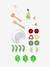 FSC 100% wooden salad set with spinner ecru 