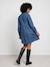 Maternity long-sleeved dress stone 