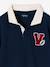 Long-sleeved polo shirt for boys navy blue 