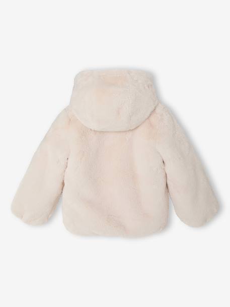 Short coat for girls ecru 
