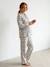 Maternity and nursing pyjamas dusky pink 