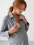 Maternity pyjamas and nursing sage green 