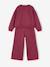 Sweatshirt and joggers set for girls plum 