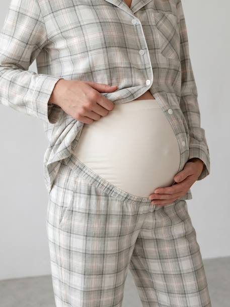 Maternity and nursing pyjamas dusky pink 