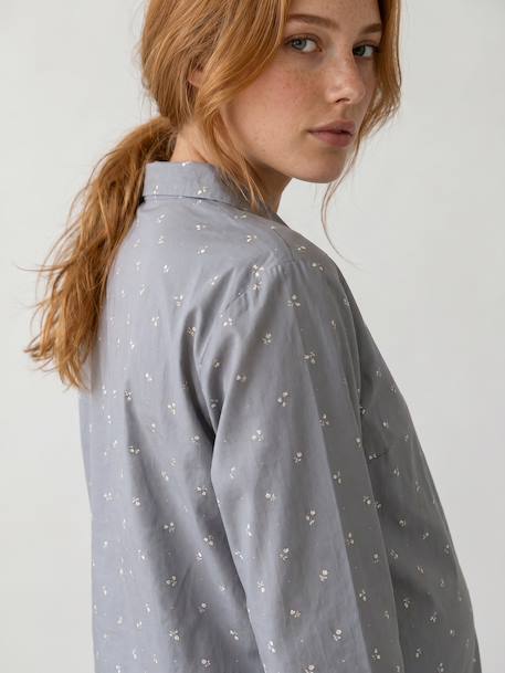 Maternity pyjamas and nursing sage green 