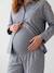 Maternity pyjamas and nursing sage green 