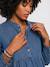 Maternity long-sleeved dress stone 