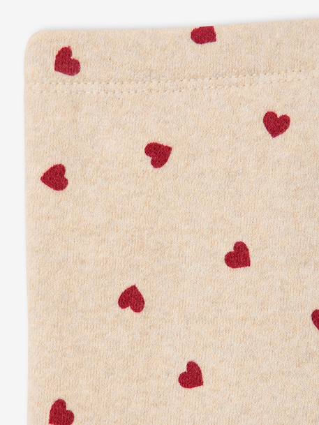 Leggings for baby girls marl beige 