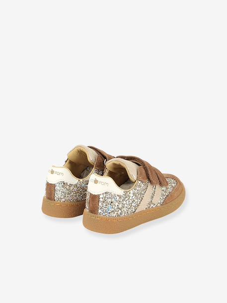 Yuzu Lo touch-fastening trainers SHOOPOM camel+navy blue 