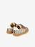 Yuzu Lo touch-fastening trainers SHOOPOM camel+navy blue 