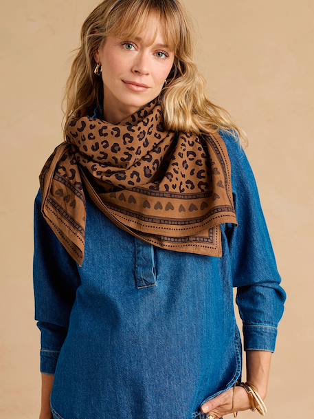 Maternity scarf beige 