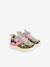 Joggy touch-fastening trainers SHOO POM blue+silver+violet 