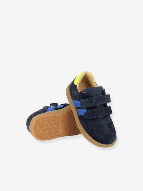 Yuzu Lo touch-fastening trainers SHOOPOM camel+navy blue 