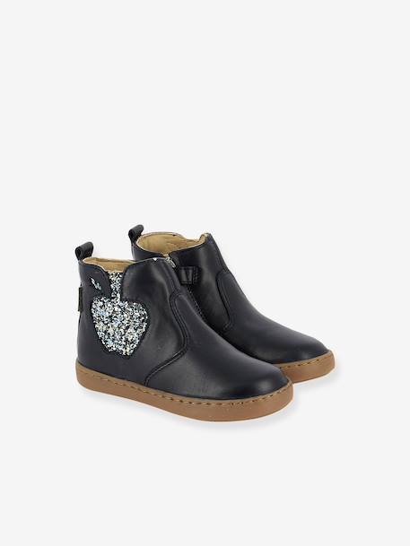 Play New Apple ankle boots SHOO POM navy blue 