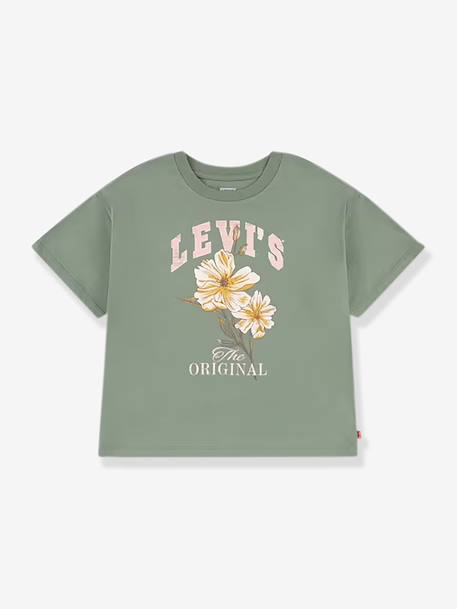 Flower T-shirt LEVI'S for girls khaki 