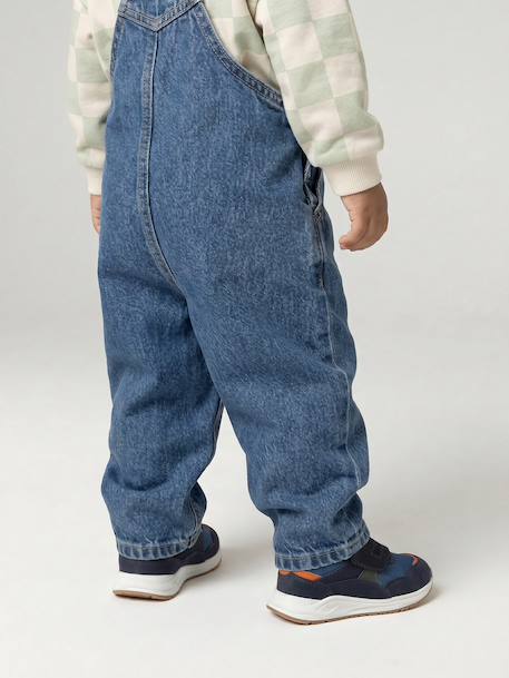 Denim dungarees for baby stone 