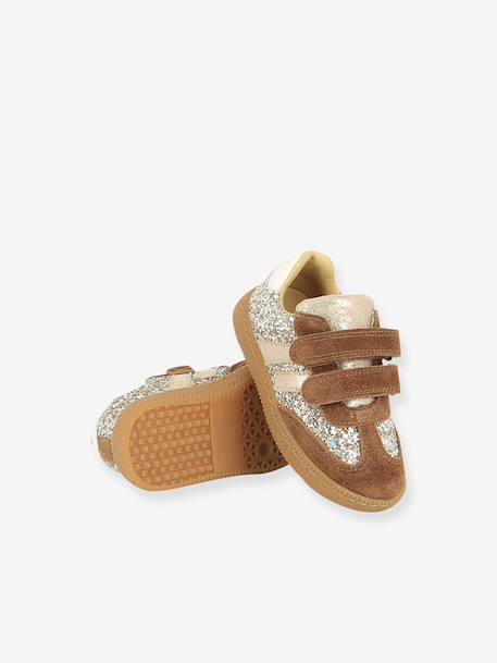 Yuzu Lo touch-fastening trainers SHOOPOM camel+navy blue 