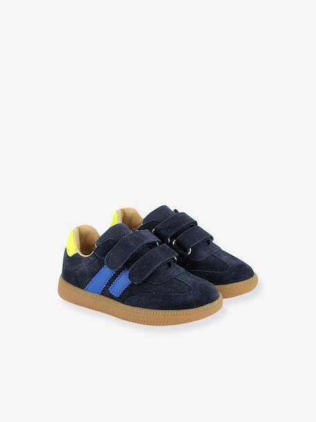 Yuzu Lo touch-fastening trainers SHOOPOM camel+navy blue 