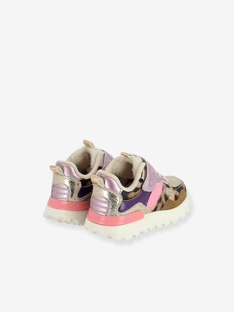 Joggy touch-fastening trainers SHOO POM blue+silver+violet 