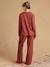 2-piece maternity pyjamas terracotta 