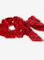 Sequin hair clip and scrunchie for girls red 