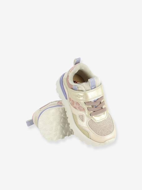 Joggy touch-fastening trainers SHOO POM blue+silver+violet 