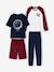 Pack of 2 pyjamas for boys navy blue 