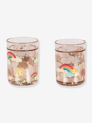 -Pack of 2 glitter tumblers KONGES SLOJD