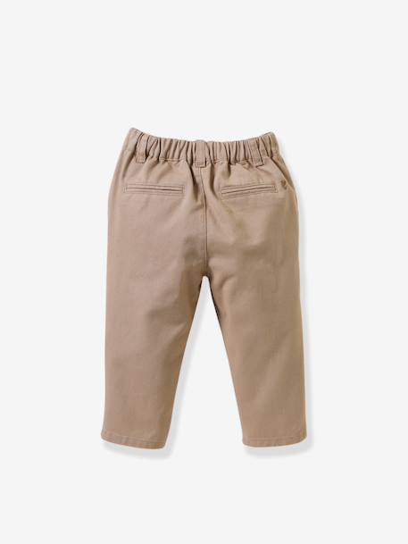 Twill trousers CYRILLUS brown 