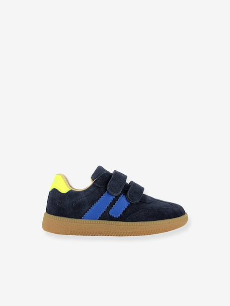 Yuzu Lo touch-fastening trainers SHOOPOM camel+navy blue 