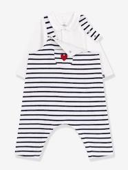 Baby-Dungarees and bodysuit set PETIT BATEAU