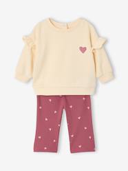 Baby-Outfits-Sweatshirt and leggings set for baby girls