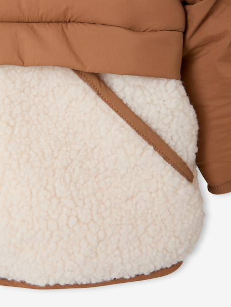 Puffer jacket with hat and mittens for baby boys hazel 