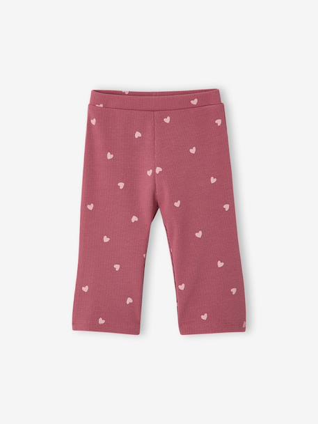 Sweatshirt and leggings set for baby girls raspberry pink 