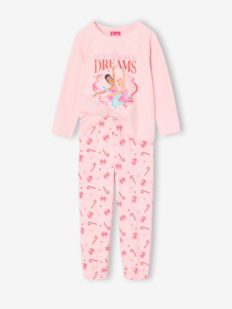 Barbie Christmas pyjamas for girls powder pink 