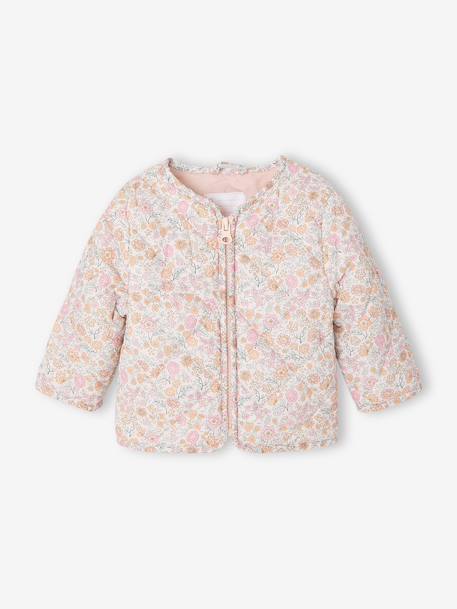 Parka + lightweight jacket 3-in-1 for babies olive+rosy 