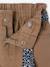 Wide-leg trousers for girls camel+rosy 