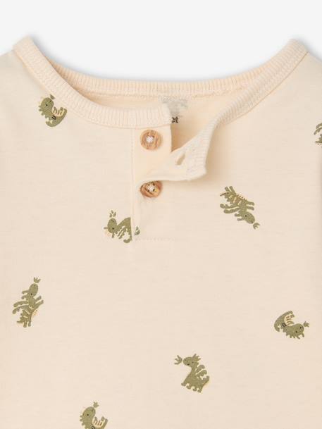 Long-sleeved T-shirt for baby boys vanilla 